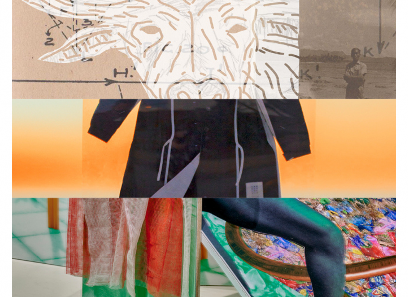 Images top to bottom: Widi Asari & Riyadhus Shalihin, Garcia Bello, Anabel Poh Zhi Ru top: Widi Asari & Riyadhus Shalihin middle: Garcia Bello Photo by: Juan Borgononi bottom: Anabel Poh Zhi Ru Photo by: Pim Top Title: “What A Time To Be Alive 2020” 2020